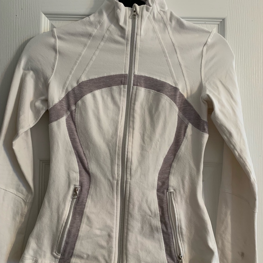 White lulu lemon jacket